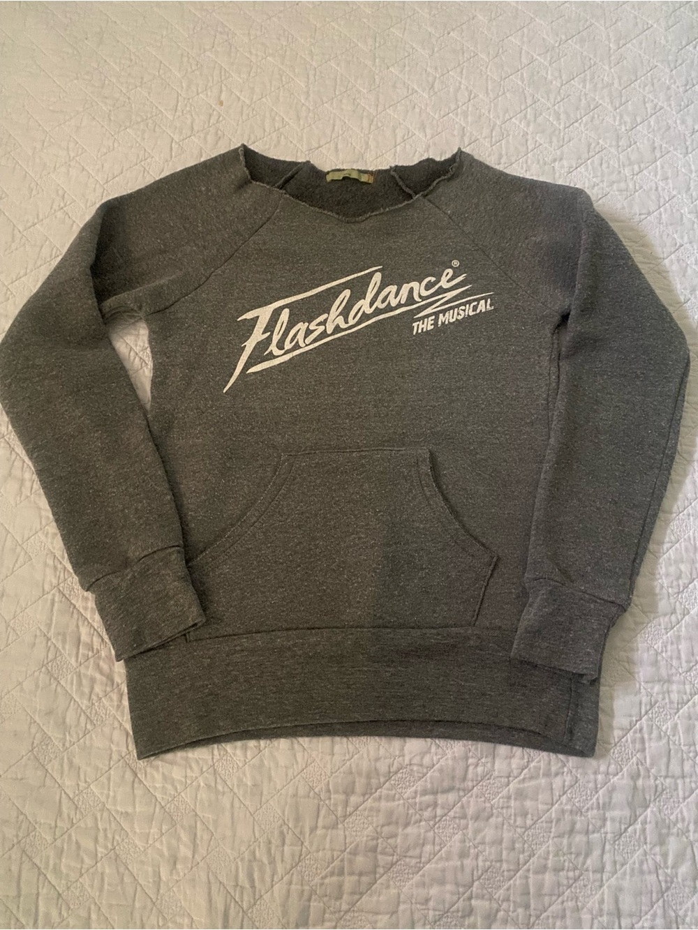 Flashdance The Musical Gray Pullover Sweatshirt